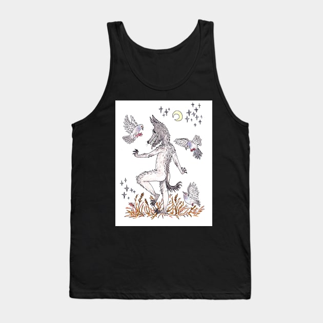 Lycanthropy Werewolf Child Tank Top by sadnettles